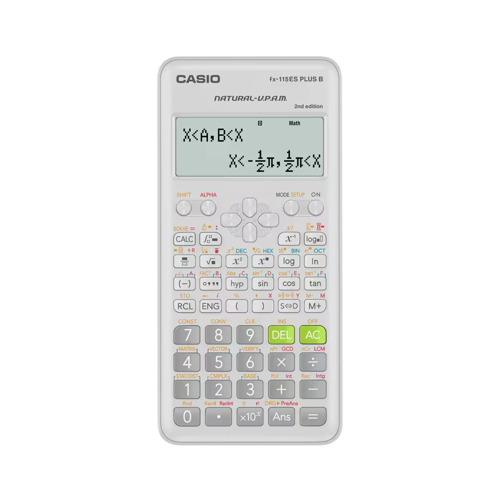 Standard Scientific Calculators - fx-115ES PLUS B 2nd Edition Advanced Scientific Calculator | "AAA" Battery Model