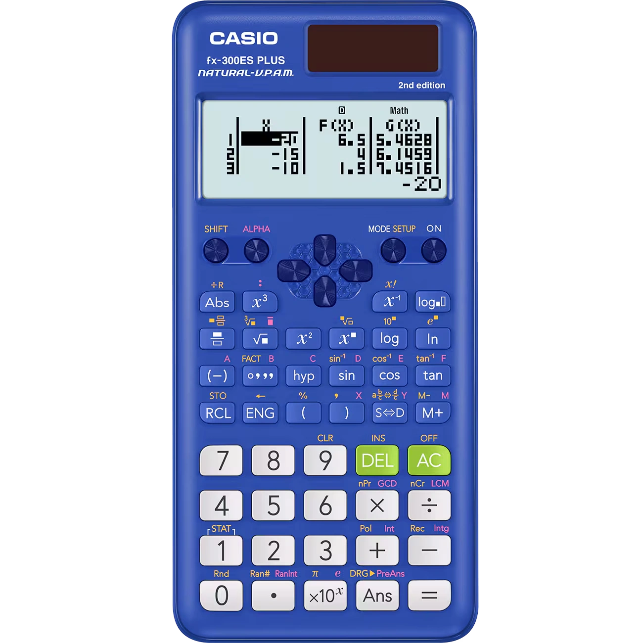 Standard Scientific Calculators - fx-300ES PLUS 2nd Edition Blue