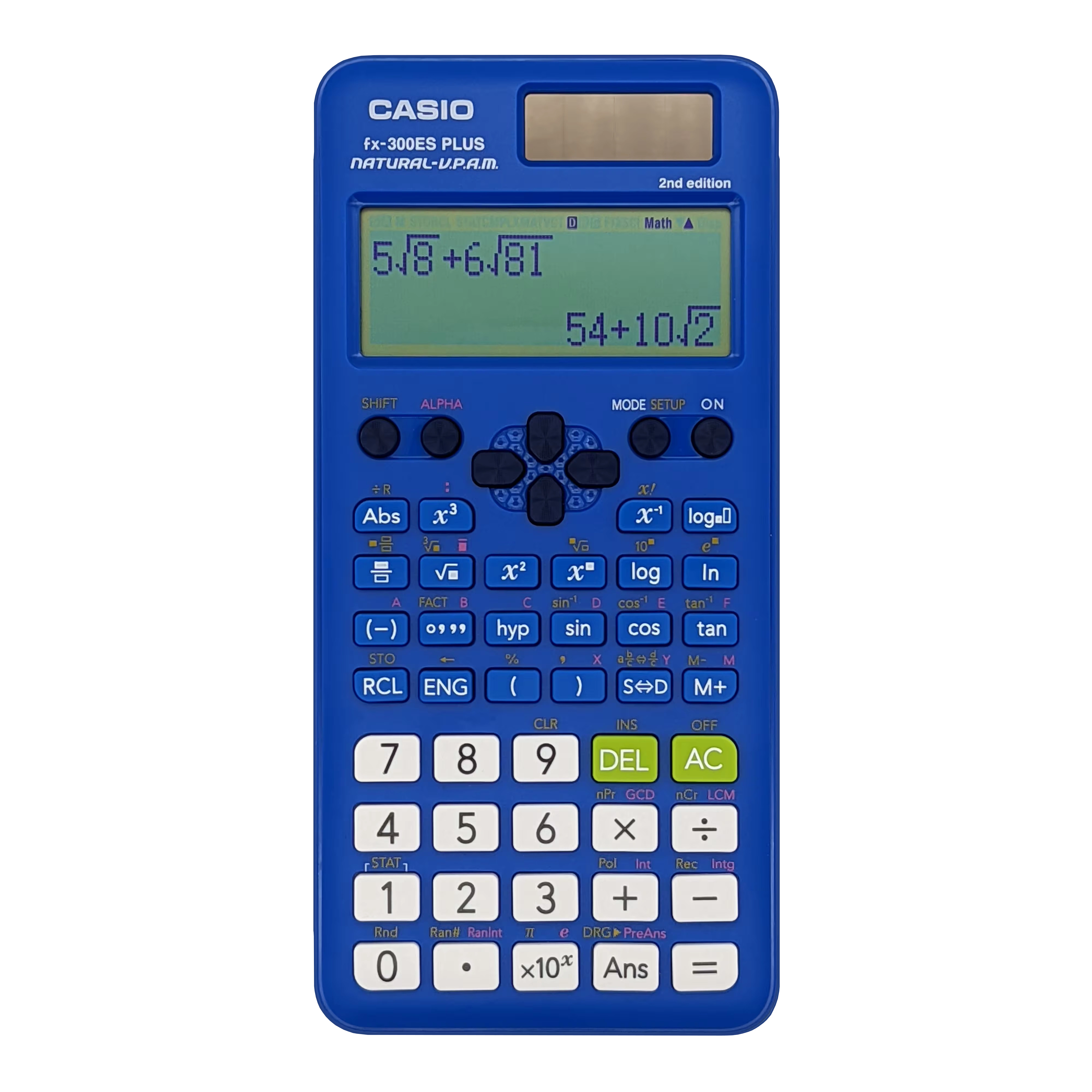 Standard Scientific Calculators - fx-300ES PLUS 2nd Edition Blue 8 Standard Scientific Calculators - fx-300ES PLUS 2nd Edition Blue