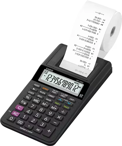 Printing Calculators - HR-10RC Portable Printing Calculator