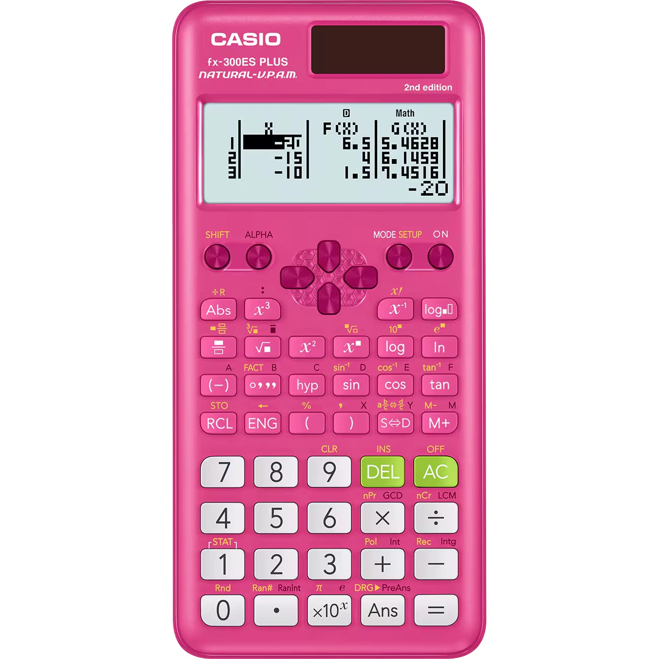 Standard Scientific Calculators - fx-300ES PLUS 2nd Edition Pink