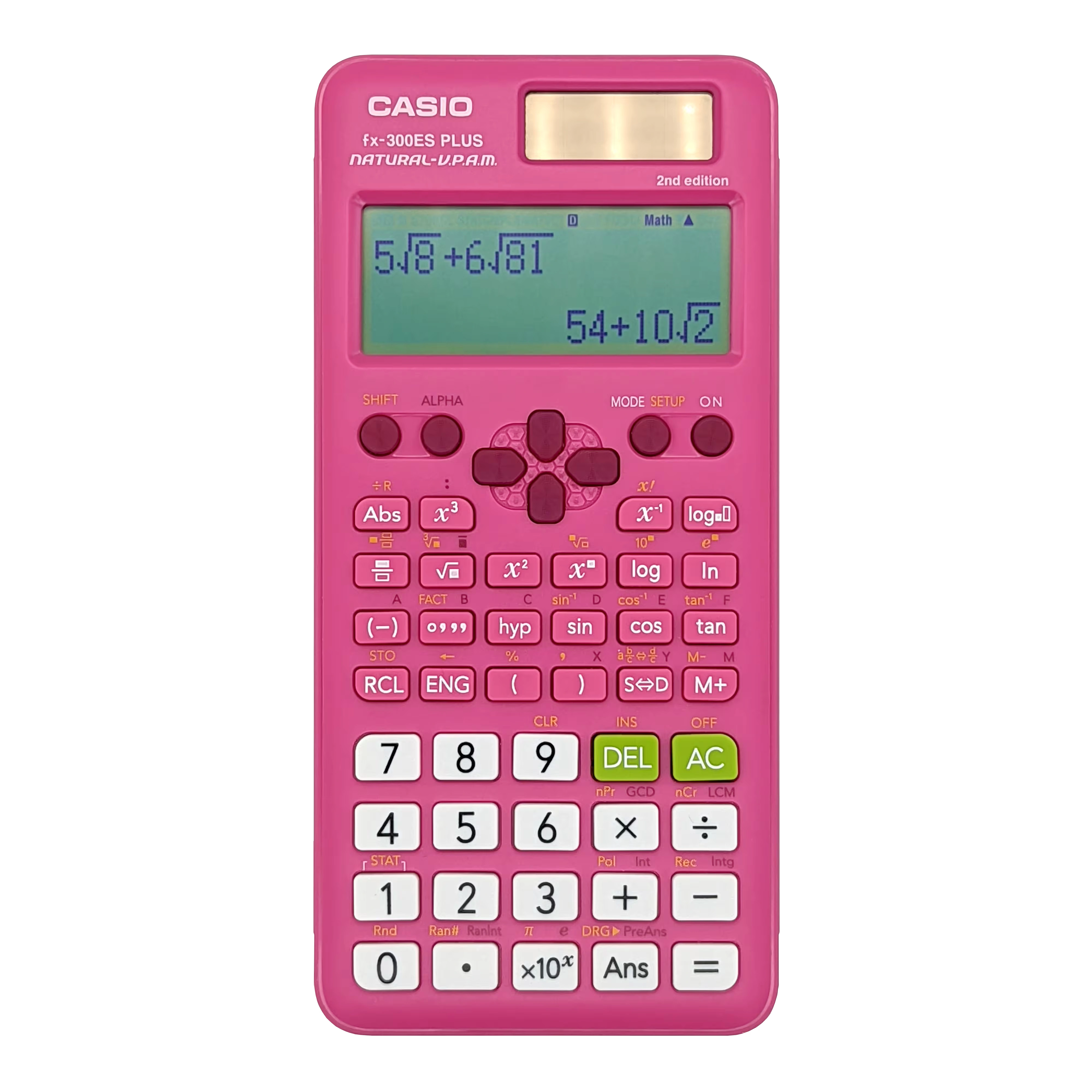 Standard Scientific Calculators - fx-300ES PLUS 2nd Edition Pink